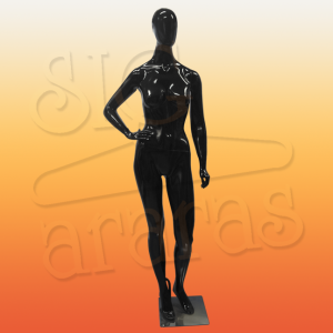 4616 manequim feminino especial pouse mão cintura preto