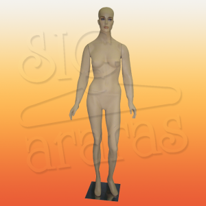 4622 manequim feminino especial fosco pouse bege
