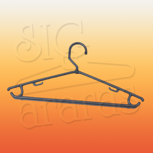 5016 cabide adulto fixo fino cavado cinza 300x300