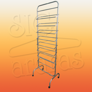 6060 expositor para calçados cromado L 60xA190