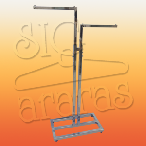 6074 arara T 2 braços cromada