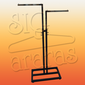 6075 arara T 2 braços base preta
