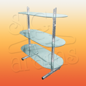 6095 gondola oval de vidro 8mm 60x150 A 150