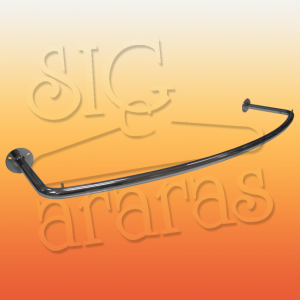 6215 arara parede curva 120 FC cromada