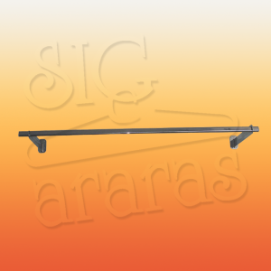 6228 arara parede 120 com suporte de 30 cromado
