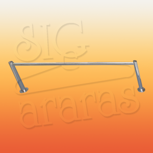 6231 arara parede reta 120 CT cromada