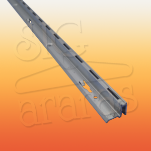 6318 cremalheira de aluminio canto direito com 18mm e 15mm x 255cm