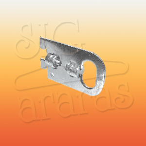 6412 suporte de 10 cm barra e cremalheira meio slot