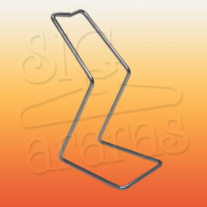 6530 pedestal z 15cm para calçado cromada